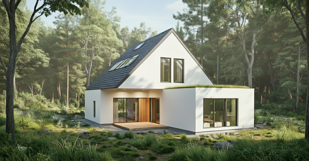 Domgard 139 m2 zielony dach